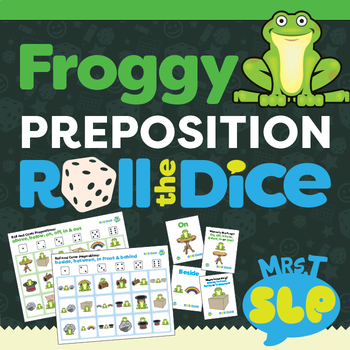 Preview of Prepositions: Roll the Dice Game/Activity