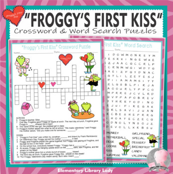 Froggy #39 s First Kiss Activities London Crossword Puzzle and Word Searches