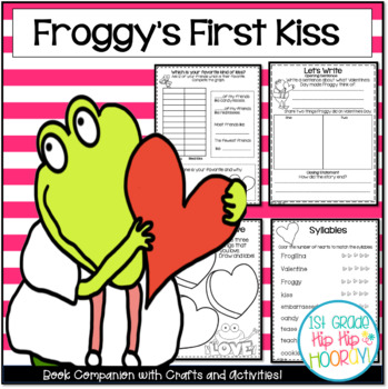 Preview of Book Companion for Froggy's First Kiss with Activities and Crafts