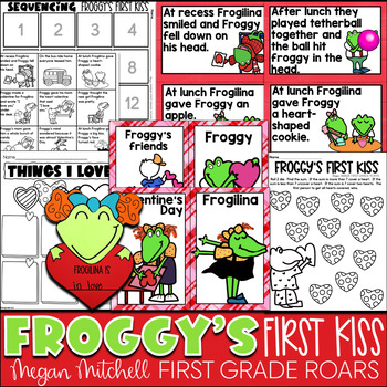 Preview of Froggy's First Kiss Valentine's Day Activities Reading Comprehension