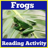Frog Frogs Worksheet | Reading Comprehension Passage | 2nd