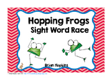 Sight Word Game - Literacy Center with Frogs Theme