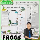 Frogs All About Me Worksheet {Dollar Deals Paper/Poster/Pr