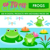 Frogs Clip Art (Digital Use Ok!)