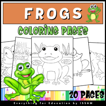 Frogs Coloring Pages Teaching Resources | TPT