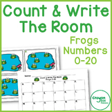 Frogs Count And Write The Room Numbers 0-20