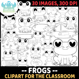 Frogs Digital Stamps (Lime and Kiwi Designs)