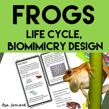 Preview of Frogs Project |  Life Cycle | Biomimicry Design Activities | Nonfiction |  STEAM