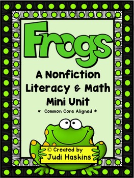 Preview of Frogs Literacy and Math Mini Unit