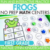 Frogs No Prep Math Center Mats 1st Grade Math Centers Leap