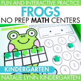 Frogs No Prep Math Center Mats Kindergarten Math Centers L
