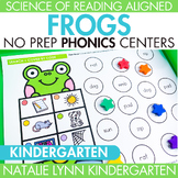 Frogs No Prep Phonics Center Mats Kindergarten Literacy Ce