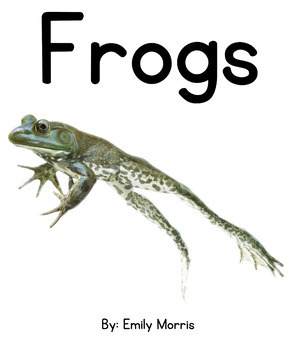 Preview of Frogs - Nonfiction Consonant Blends Decodable Reader