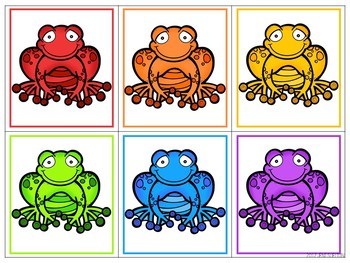 Frogs Pond Life Matching Activities for Toddlers, Preschool, and PreK
