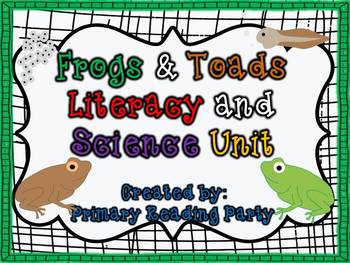Preview of Frogs & Toads Literacy Unit