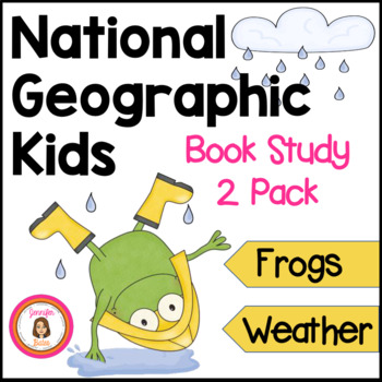 Preview of Frogs and Weather Informational Book Study Packets