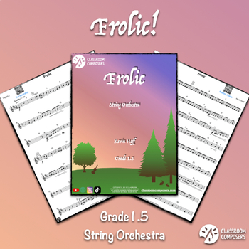 Preview of Frolic | Grade 1.5 Sheet Music | String Orchestra