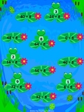 Frolicking Frogs Dividing by 8 File Folder Game ~ Division