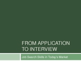 From Application to Interview to Job