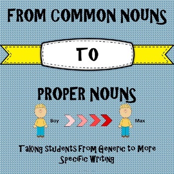 From Common to Proper Nouns by An Elementary Place | TpT