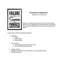 Preview of From Failure to Success