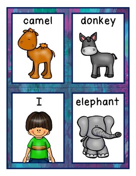 From Head to Toe Action Cards by Donna Austin-Ahner | TpT