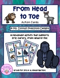 From Head to Toe Action Cards