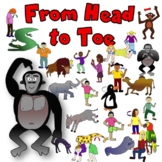 From Head to Toe Clipart - Learn through stories