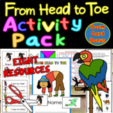 From Head to Toe 8 SUPERFUN Resource Pack w BOOM CARDS BONUS