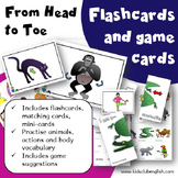 From Head to Toe - Flashcards, Mini-cards, Matching cards- Learn through Stories