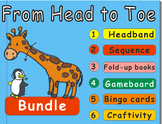 From Head to Toe by Eric Carle: BUNDLE Activities