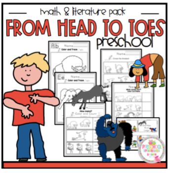 Preview of From Head to Toes Literature and Math