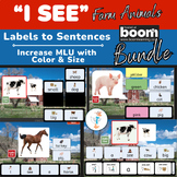 From Labels to Sentences: I SEE Farm Animals Boom Cards™ B