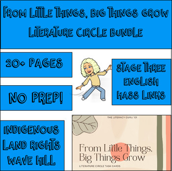 Preview of From Little Things, Big Things Grow - Stage 3 Literature Circle Tasks - History