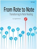From Rote to Note - Transitioning to Note Reading
