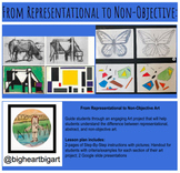 From Representational to Abstract to Non-Objective Art Project