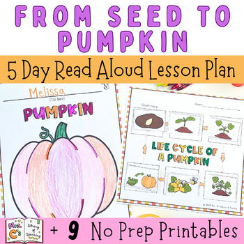 Preview of From Seed to Pumpkin Fall Autumn Read Aloud and Activities