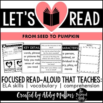 Preview of From Seed to Pumpkin - Halloween Read Aloud - Literacy Companion - Science