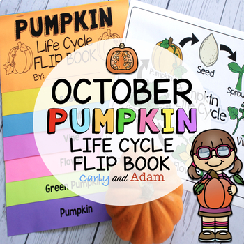 Preview of From Seed to Pumpkin Life Cycle Flip Book