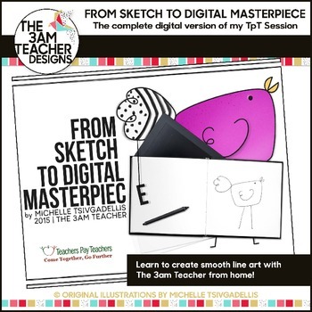 Preview of From Sketch to Digital Masterpiece: Creating Clean Line Art Tutorial