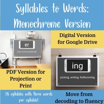 Preview of From Syllables to Words: Building Word Solving Fluency Bundle