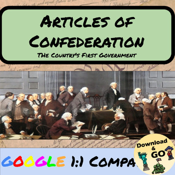 Preview of Articles of Confederation PowerPoint and Guided Notes