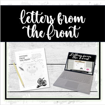 Preview of From the Front Lines: Creative Writing Activity and Historical Writing Prompt