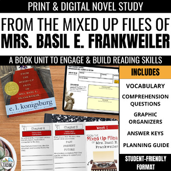 Preview of From the Mixed-Up Files of Mrs. Basil E. Frankweiler Novel Study Unit