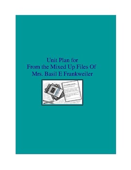 Preview of From the Mixed Up Files of Mrs. Basil E. Frankweiler Complete Literature Unit