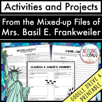 Preview of From the Mixed up Files of Mrs. Basil E. Frankweiler | Activities and Projects