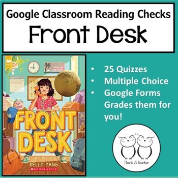 Preview of Front Desk Chapter Reading Quizzes Using Google Forms