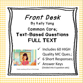 Preview of Front Desk Comprehension & Test Prep:  ALL CHAPTERS