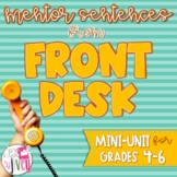 Front Desk Mentor Sentences & Interactive Activities Mini-