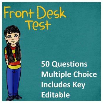 Preview of Front Desk by Kelly Yang Comprehensive Test